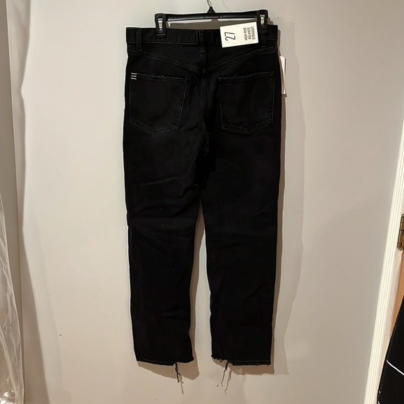 BDG Urban Outfitters High-Rise relaxed straight jeans. Size 27, black - Picture 5 of 6